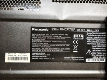 Б/в Телевізор Panasonic th-42px70 01-200860493