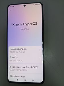 Б/в Мобільний телефон Xiaomi poco x6 pro 8/256gb 01-200864014