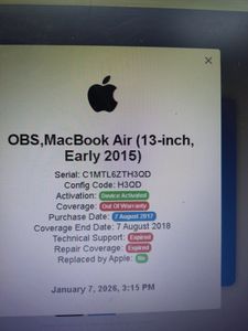 Б/у Ноутбук Apple a1466/core i5 1,8 ghz/ram 8gb/ssd 120gb/hd graphics 6000 01-200873428