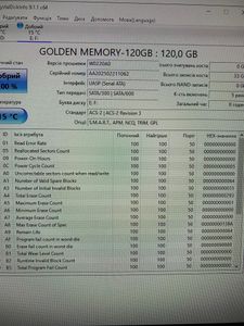 Б/в Ssd накопичувач Golden Memory 128gb ssd внутрішній 01-200883352