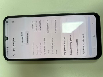 Б/в Мобільний телефон Samsung galaxy a24 sm-a245f 6/128gb 01-200928388