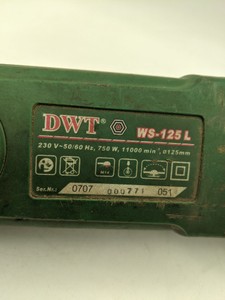 Б/в Кутова шліфмашина Dwt ws-125 lv 01-200928362