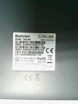 Б/в Планшет Blackview tab 60 6/128gb lte 01-200946174