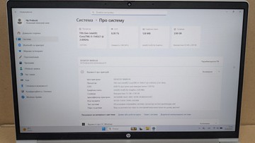Б/в Ноутбук Hp 15/core i5-1145g7 ddr4/8gb ddr2/ssd 256 gb/*інтегрована 01-201003115