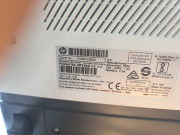 Б/в БФП-принтери Hp neverstop laser mfp 1200 01-201042417
