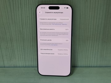 Б/у Мобільний телефон Apple iphone 16 pro 128gb 01-201051440