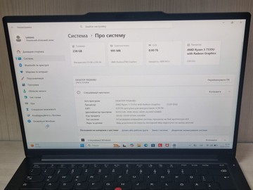 Б/в Ноутбук Lenovo 14/ryzen 3 7335u ddr5/8gb ddr5/ssd 256 gb/*інтегрована 01-201057103