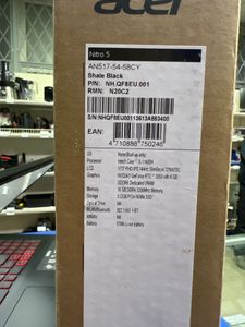 Б/в Ноутбук Acer 17/core i5-11400h ddr4/16gb ddr4/hdd *відсутній/ssd 512 gb/geforce rtx3050 4gb 01-200805045