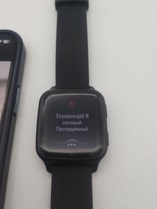 Б/в Смарт годинник Garmin venu sq2 music edition state aluminium bezel with black case and silicone band 01-200777651