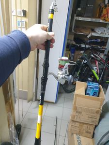 Б/у Спиннинг + катушка Wei Da wd 240 01-200829073