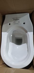 Б/у Підлоговий унітаз Flaminia white (ef117) 01-200832928