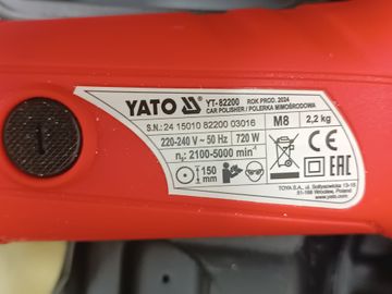 Б/у Шлифмашина полировальная Yato yt-82200 01-200753078