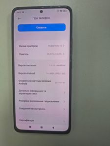 Б/в Мобільний телефон Xiaomi redmi note 13 5g 8/256gb 01-200848588