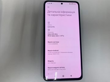 Б/в Мобільний телефон Xiaomi redmi note 14 6/128gb 01-200875160