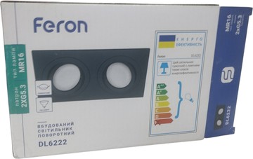 Б/в Світильник точковий Feron dl6222 01-200941302