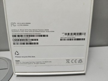 Б/в Мобільний телефон Apple iphone 16 pro max 256gb esim 01-200944200