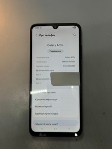 Б/в Мобільний телефон Samsung galaxy a05s 4/64gb 01-200941003