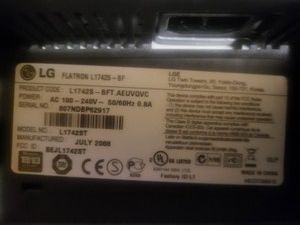 Б/в Монітор Lg l1742s 01-200998044