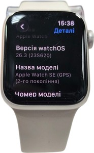 Б/в Смарт-годинник Apple watch se 2 gps 40mm aluminium case 01-200926908
