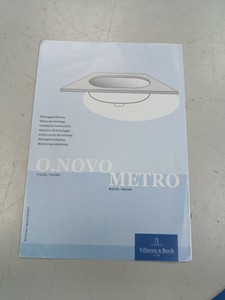 Б/у Умивальник вбудований Villeroy&Boch o.novo 60х35 см 41626001 01-201052854