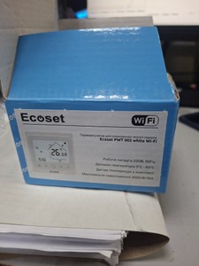Б/в Терморегулятор Ecoset pwt-002 01-201075574