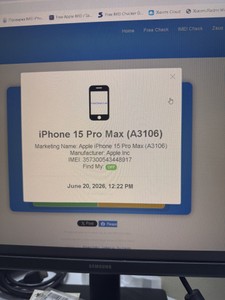 Б/в Мобільний телефон Apple iphone 15 pro max 256gb 01-201077856