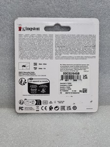 Б/в Карта пам'яті Kingston canvas select plus 64gb 01-201086522