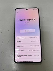 Б/в Мобільний телефон Xiaomi redmi note 15 pro 4g 8/256gb 01-201103768