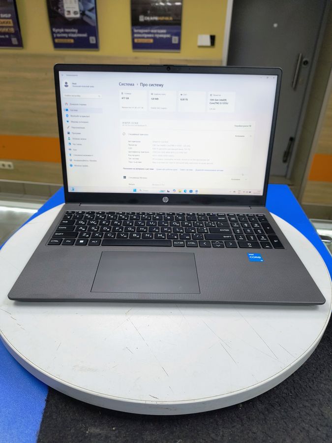 Hp 15/core i3-1315u ddr5/8gb ddr5/hdd *відсутній/ssd 512 gb/*інтегрована