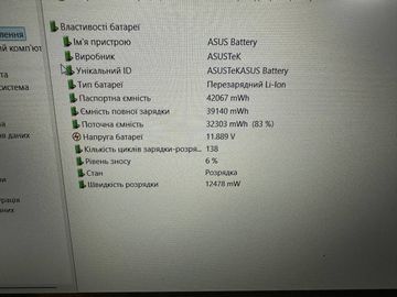 01-200765483: Asus 14/core i5-1335u ddr5/16gb ddr5/hdd *відсутній/ssd 512 gb/*інтегрована