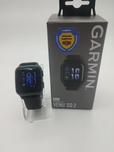 Б/в Смарт годинник Garmin venu sq2 music edition state aluminium bezel with black case and silicone band 01-200777651
