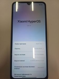 Б/в Мобільний телефон Xiaomi redmi 14c 8/256gb 01-200846436