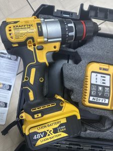 Б/в Набір електроінструментів Krafftec шуруповерт/ гайковерт/ 2акб зп 01-200849041
