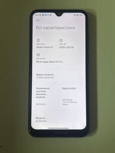 Б/у Мобильный телефон Xiaomi redmi note 8t 4/64gb 01-200851224