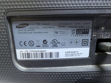 Б/в Монітор Samsung s19a100n 01-200873377