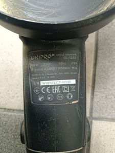 Б/в Кутова шліфмашина Dnipro-M gl-125s 01-200878115