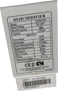 Б/в Осушувач повітря Cooper&Hunter ch-d014wd 01-200887371