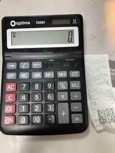 Б/в Настільний калькулятор Optima 75501 01-200899242