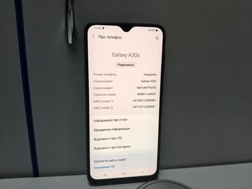 Б/в Мобільний телефон Samsung galaxy a30s 3/32gb 01-200902486