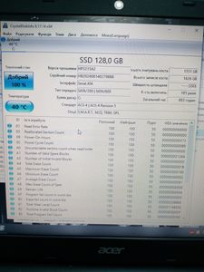 Б/у Ноутбук Acer 15/pentium n3520 ddr3/8gb ddr3/hdd *відсутній/ssd 128 gb/*інтегрована 01-200906230