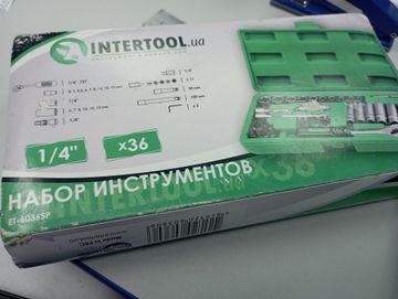 Б/в Набір інструментів Intertool et-6036sp 01-200915571