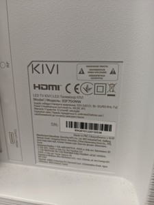 Б/в Телевізор Kivi 32f750nw 01-200928373