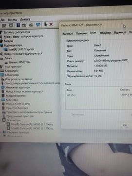 Б/у Ноутбук Asus 15/celeron n4500 ddr4/4gb ddr4/ssd 128 gb/*інтегрована 01-200930703