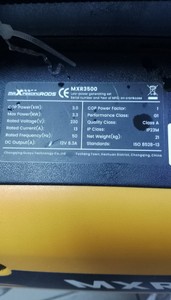 Б/в Генератор Maxpeedingrods mxr3500 01-200937824