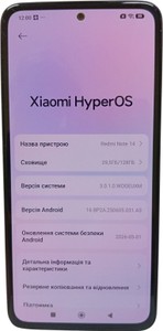 Б/у Мобільний телефон Xiaomi redmi note 14 6/128gb 01-200990036