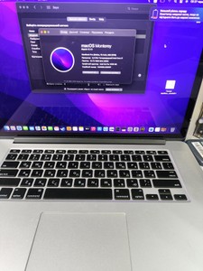 Б/в Ноутбук Apple macbook pro a1398 /екр 15,4 /core i7 2,3ghz /ram 16gb /ssd 512gb /intel iris pro 01-201004414