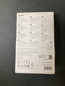 Б/в Мережевий зарядний пристрій Baseus super si quick charger 20w sets black + type-c to lightning 01-201008673