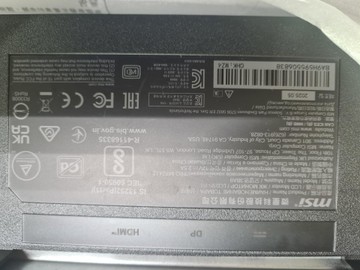 Б/в Монітор Msi pro mp2412 01-201007301