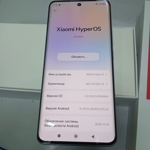 Б/в Мобільний телефон Xiaomi redmi note 15 4g 8/256gb 01-201042646