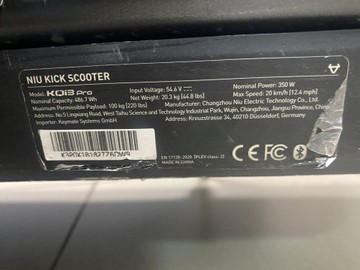 Niu kqi3 pro